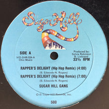 Load image into Gallery viewer, Sugar Hill Gang* : Rapper&#39;s Delight (Hip Hop Remix) (12&quot;)