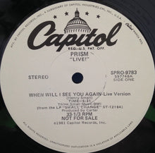 Load image into Gallery viewer, Prism (7) : Live (12", Single, Promo)