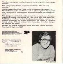 Load image into Gallery viewer, Matt Catingub, New Zealand Youth Jazz Orchestra : In The Land Of The Long White Cloud (CD, Album, RE)