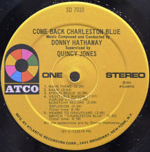 Load image into Gallery viewer, Donny Hathaway - Supervised By Quincy Jones : Come Back Charleston Blue (Original Motion Picture Soundtrack) (LP, Album, PR )