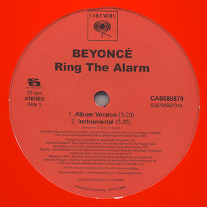 Beyoncé : Ring The Alarm (12", Promo)