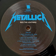 Load image into Gallery viewer, Metallica : Ride The Lightning (LP, Album, RE, RM)