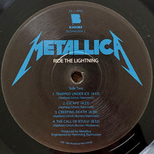 Load image into Gallery viewer, Metallica : Ride The Lightning (LP, Album, RE, RM)