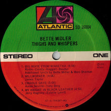 Load image into Gallery viewer, Bette Midler : Thighs And Whispers (LP, Album, Mon)