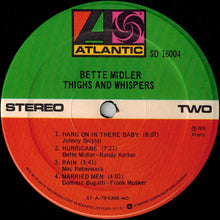 Load image into Gallery viewer, Bette Midler : Thighs And Whispers (LP, Album, Mon)