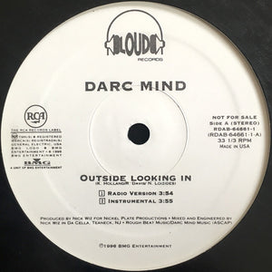 Darc Mind : Outside Looking In (12", Promo)