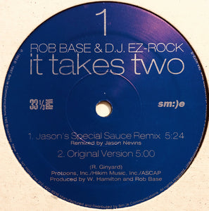 Rob Base & D.J. EZ-Rock* : It Takes Two (12")