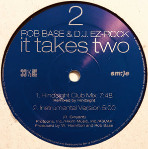 Rob Base & D.J. EZ-Rock* : It Takes Two (12")