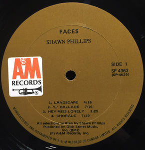 Shawn Phillips (2) : Faces (LP, Album)
