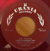 Load image into Gallery viewer, De Falla* / L&#39;Orchestre De L&#39;Opéra-Comique, Paris*, Jean Martinon : The Three-Cornered Hat - 3 Dances (7&quot;, EP, Red)