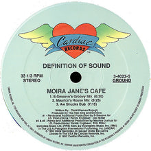 Load image into Gallery viewer, Definition Of Sound : Moira Jane's Café (12")