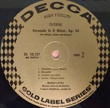 Load image into Gallery viewer, Antonín Dvořák, Frederic Waldman, Musica Æterna Orchestra : Czech Suite, Op. 39 / Serenade In D Minor, Op. 44 (LP, Album)