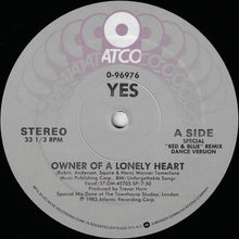 Load image into Gallery viewer, Yes : Owner Of A Lonely Heart (12&quot;, SP)