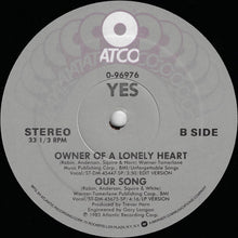 Load image into Gallery viewer, Yes : Owner Of A Lonely Heart (12&quot;, SP)