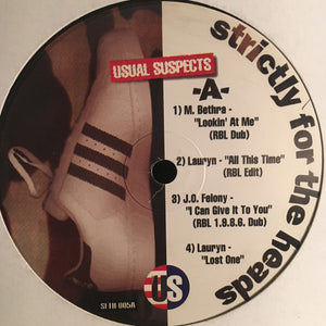 Various : Strictly For The Heads Usual Suspects (12", Unofficial)