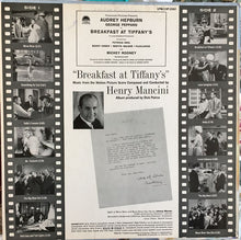 Load image into Gallery viewer, Henry Mancini : Breakfast At Tiffany's (Music From The Motion Picture Score) (LP, Album, Mono, Hol)