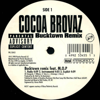 Cocoa Brovaz : Bucktown (Remix) (12