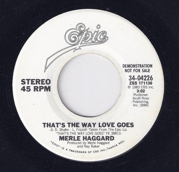 Merle Haggard : That's The Way Love Goes (7