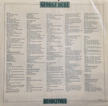 Load image into Gallery viewer, George Duke : Rendezvous (LP, Album)