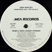 Load image into Gallery viewer, Jody Watley : When A Man Loves A Woman (12", Promo)