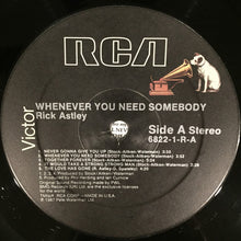 Load image into Gallery viewer, Rick Astley : Whenever You Need Somebody (LP, Album)