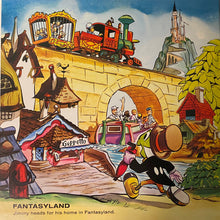 Load image into Gallery viewer, Walt Disney And Jiminy Cricket : A Day At Disneyland With Walt Disney And Jiminy Cricket (LP, Album, RE)