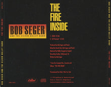 Load image into Gallery viewer, Bob Seger And The Silver Bullet Band : The Fire Inside (CD, Single, Promo)