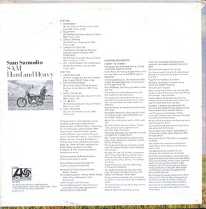 Sam Samudio : Sam, Hard And Heavy (LP, Album, PR )