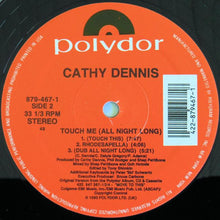 Load image into Gallery viewer, Cathy Dennis : Touch Me (All Night Long) (12&quot;, Single)