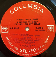 Load image into Gallery viewer, Andy Williams : Raindrops Keep Fallin&#39; On My Head (LP, Album, San)