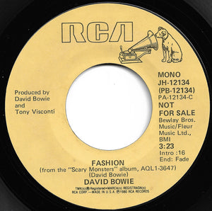 David Bowie : Fashion (7", Single, Mono, Promo)