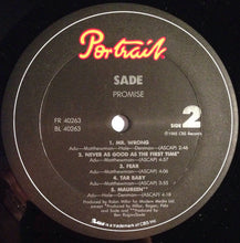 Load image into Gallery viewer, Sade : Promise (LP, Album, RP, Car)