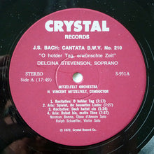 Load image into Gallery viewer, Johann Sebastian Bach, Delcina Stevenson, H. Vincent Mitzelfelt, Mitzelfelt Chamber Orchestra : Cantata BWV 210 (O Holder Tag) (LP)