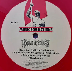 Cradle Of Filth : From The Cradle To Enslave E.P. (12", EP, RE, Red)