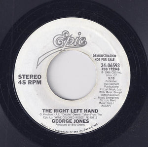 George Jones (2) : The Right Left Hand (7", Promo)