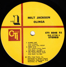 Load image into Gallery viewer, Milt Jackson : Olinga (LP, Album, Gat)