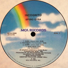 Load image into Gallery viewer, Spyro Gyra : Incognito (LP, Album, Pin)