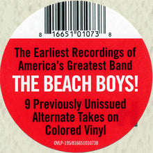 Load image into Gallery viewer, The Beach Boys : Becoming The Beach Boys (Highlights From The Hite &amp; Dorinda Morgan Sessions) (LP, RSD, Comp, Mono, Ltd, Red)