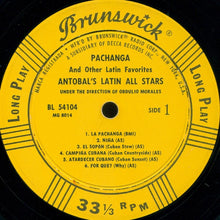 Load image into Gallery viewer, Antobal's Latin All Stars Under The Direction Of Obdulio Morales : Pachanga And Other Latin Favorites (LP, Album, Mono)