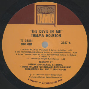 Thelma Houston : The Devil In Me (LP, Album)