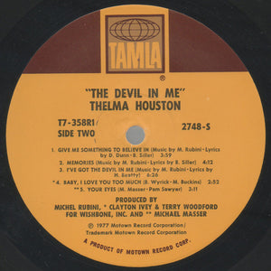 Thelma Houston : The Devil In Me (LP, Album)