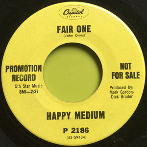 Happy Medium* : Poison Apples (7", Single, Promo)