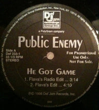 Load image into Gallery viewer, Public Enemy : He Got Game (12&quot;, Promo)