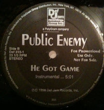 Load image into Gallery viewer, Public Enemy : He Got Game (12&quot;, Promo)