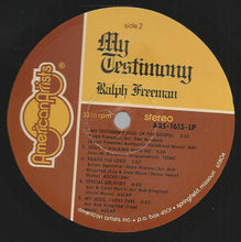 Load image into Gallery viewer, Ralph Freeman : My Testimony (LP, Album)