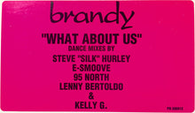 Load image into Gallery viewer, Brandy (2) : What About Us (2x12&quot;, Promo)