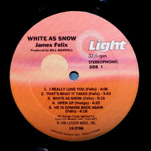 Load image into Gallery viewer, James Felix : White As Snow (LP)