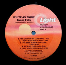 Load image into Gallery viewer, James Felix : White As Snow (LP)