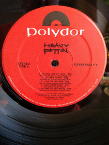 Heavy Pettin : Heavy Pettin (LP, Album, Hau)
