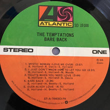 Load image into Gallery viewer, The Temptations : Bare Back (LP, Album, PR-)